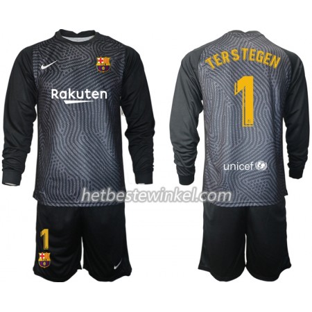 FC Barcelona Doelman TER Stegen 1 Tenue M004 2020/21 - LS (+ Korte broeken)